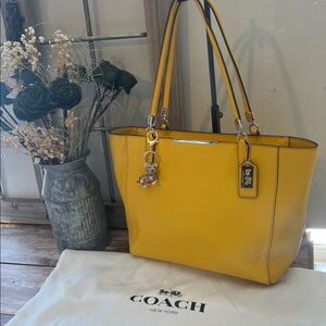 Coach Madison Saffiano Leather Shoulder Bag